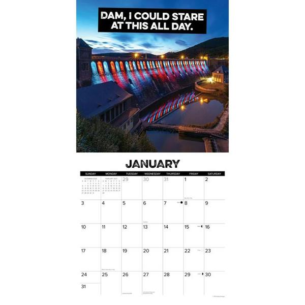 The Best Dam Calendar 2027, Wall Calendars, Month To View, Travel, Gift