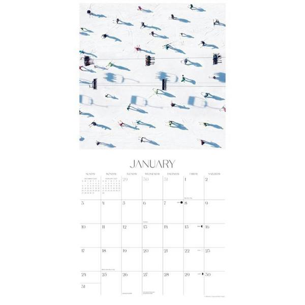 Alpine Escape Calendar 2027, Wall Calendars, Month To View, Travel, Gift