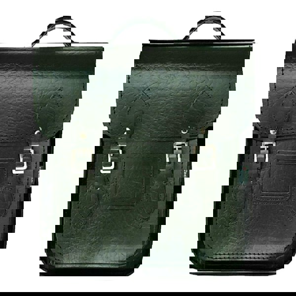 Zatchels Handmade Leather City Backpack - Executive - British Racing Green