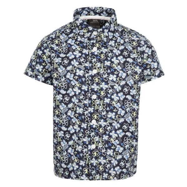 Trespass Boys Bizarr Casual Shirt - Navy