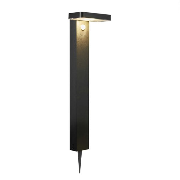 Nordlux Rica Square Solar | Garden light | Black