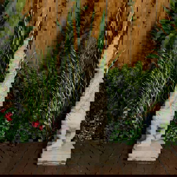 Stone Cast Japanese Samurai Garden Ornament 