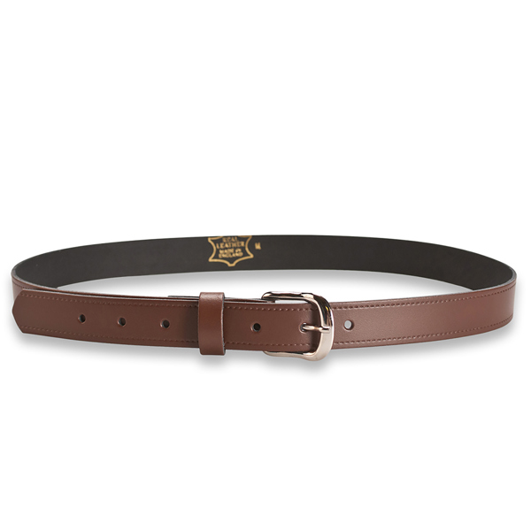 Hawkdale UK Made Mens Leather Belt 1" Thin