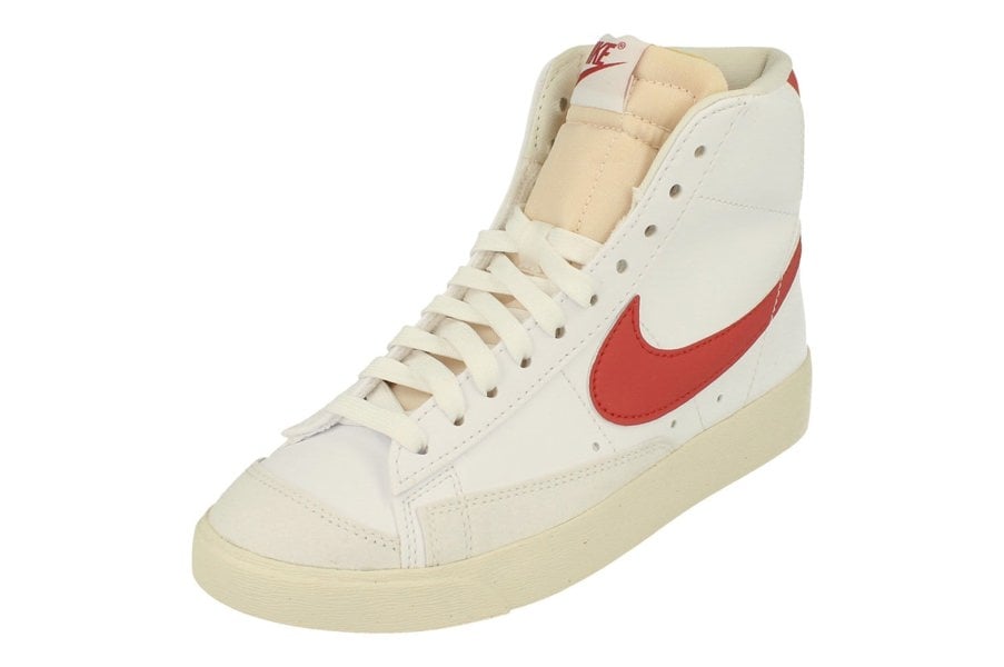 Nike Womens Blazer Mid 77 NN Trainers Fz3626  100 - White Adobe Red Stardust Sail 100 - Photo 0