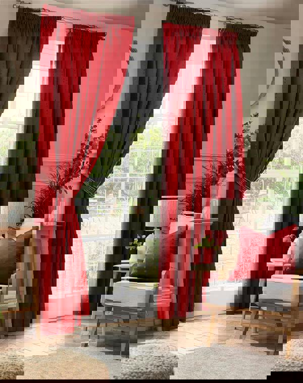 Luxury Living Adi Lined Pencil Pleat Curtains