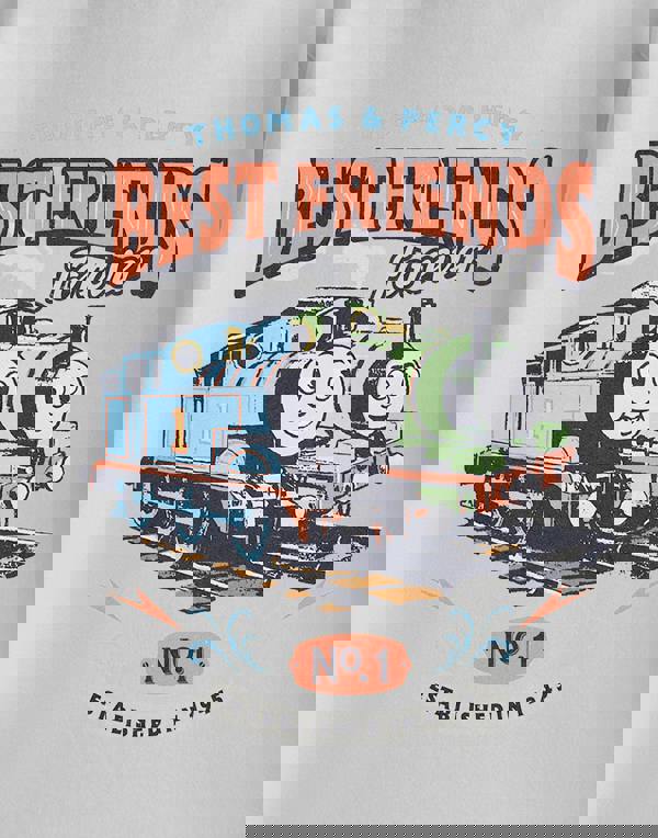 Thomas and Friends Boys Grey Best Friends Short Sleeved T-Shirt