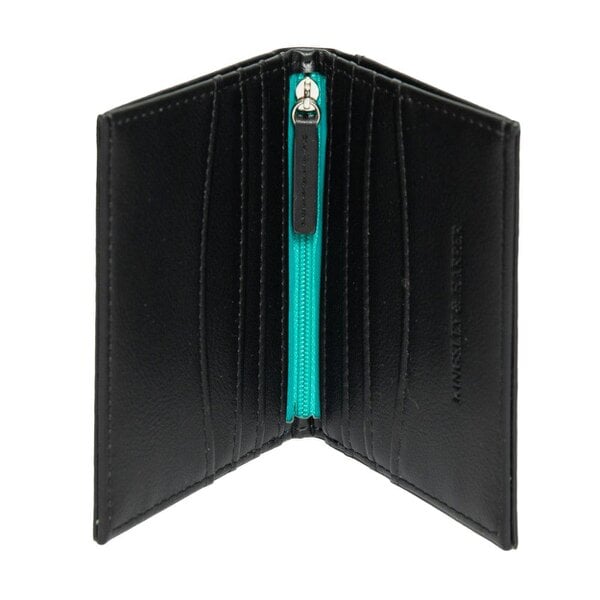 PU Leather Wallet - Modern Design with 8 Card Slots, Central Coin Compartment for Men