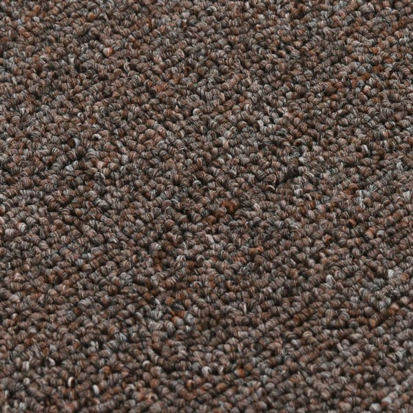 Berkfield Anti Slip Stair Mats 15 pcs 60x25 cm Brown Rectangular