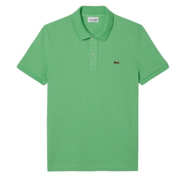 Lacoste Mens L.12.12 Pique Slim Polo Shirt - Green
