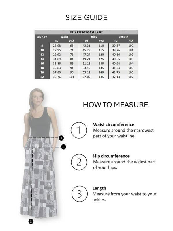 HotSquash Box Pleat Maxi Skirt