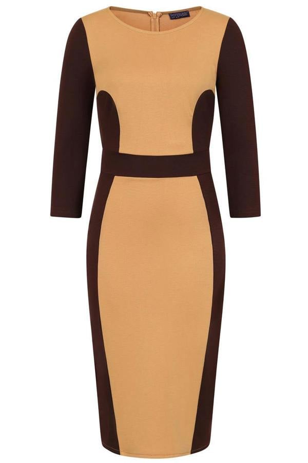 HotSquash Block Colour Bodycon Dress