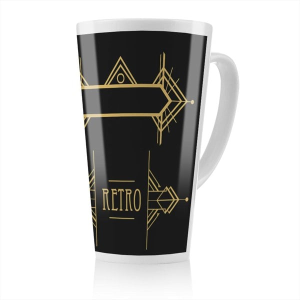 Benjamin Tate Design Art Deco Retro Latte Mug