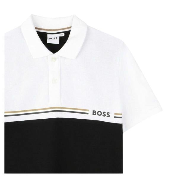 Boss Childrens/Kids Short-Sleeved Polo Shirt - Black - 