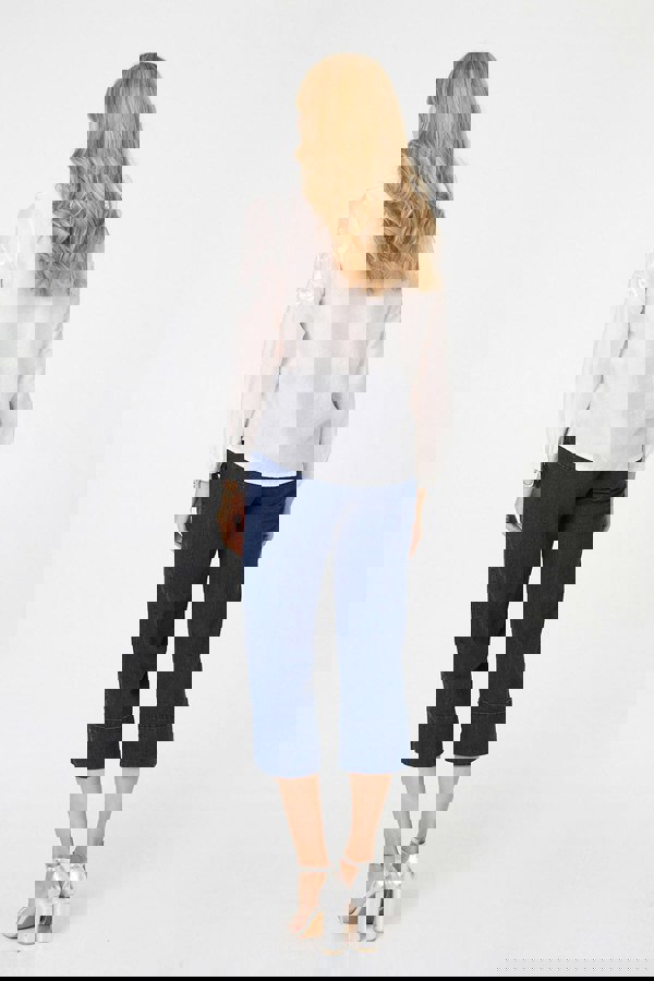 White | Embroidered Long Sleeve Shirt
