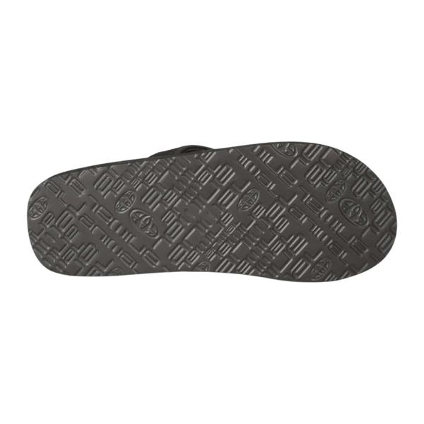 Animal Mens Jekyl Leaves Logo Flip Flops - Dark Green - 