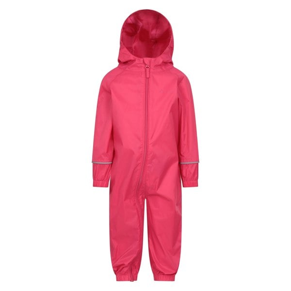 Mountain Warehouse Childrens/Kids Puddle Waterproof Rain Suit - Pink