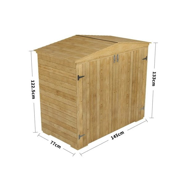 Outdoor Spruce Wood Garden Tool Equipment Storage Shed Living and Home