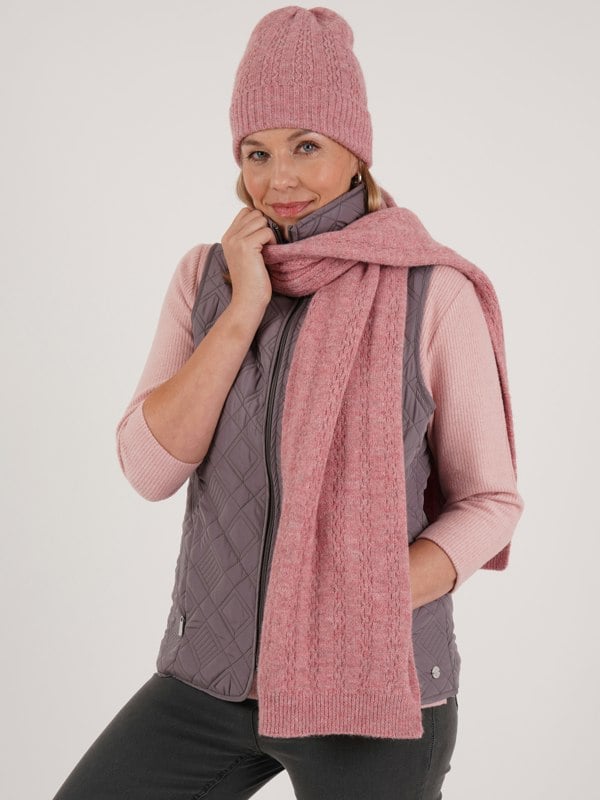 PennyPlain Scarf - Rose Melange