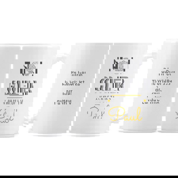 Personalised Memento Company Personalised No.1 Golfer Mug