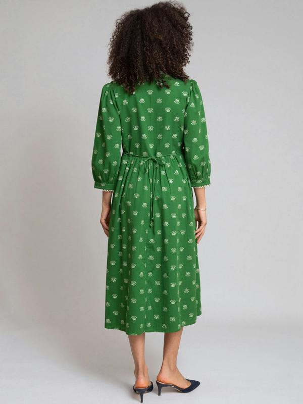 Kite Womens Organic Thistle Longburton Sateen Dress