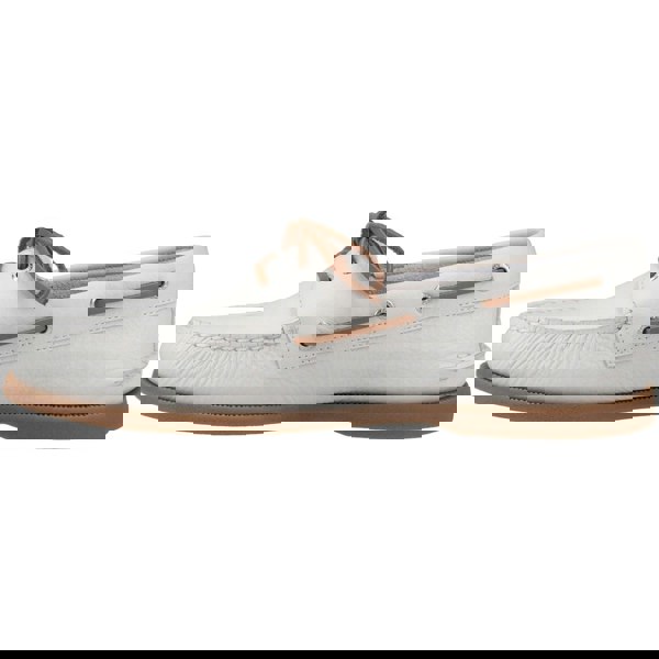Sperry Authentic 2 Eye Leather Men's White/Gum Boat Shoes