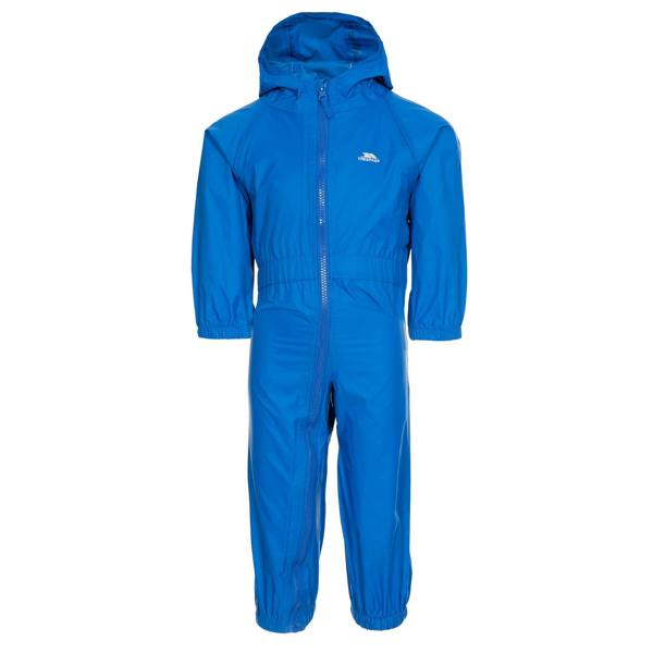 Trespass Kids Unisex Dripdrop Padded Waterproof Rain Suit - Cobalt