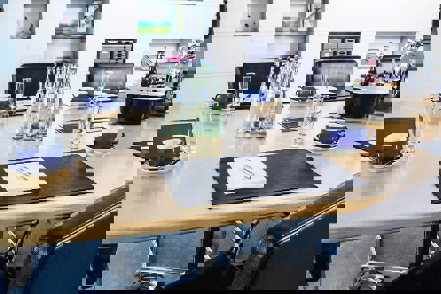 Durable Genuine Leather Non-Slip Desk Mat PC Keyboard Pad | 42x30 cm | Black