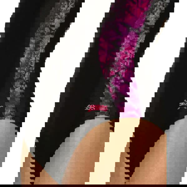 Zoggs Mettle Pink Atomback Swimsut - Black/Pink