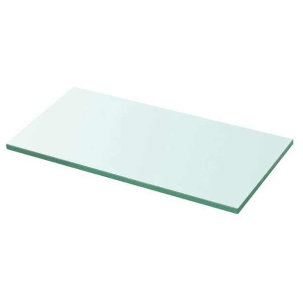 Berkfield Shelf Panel Glass Clear 30x12 cm