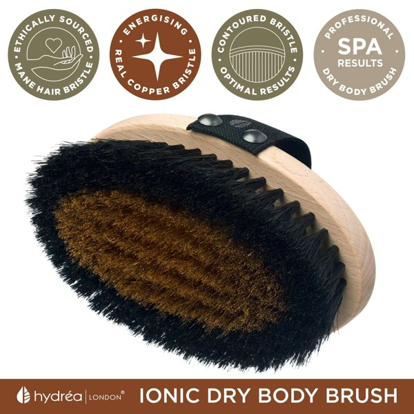 Hydréa London Ionic Dry Body Brush Copper Glow