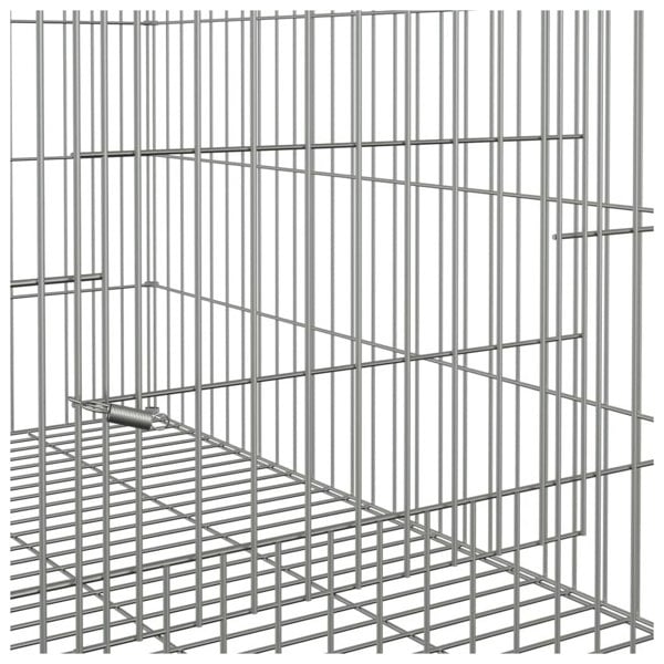 Berkfield Rabbit Cage 78x54x54 cm Galvanised Iron