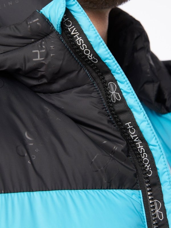 Crosshatch Chemerley Hooded Gilet Turquoise