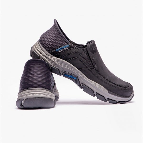 Skechers 204810/BLK RESPECTED-ELGIN Mens Shoes Black