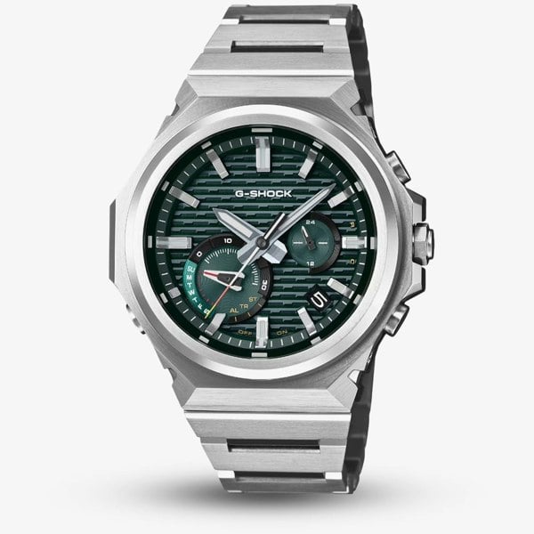 Casio G-Shock G-Steel GST-B1000 Series Green Dial Bracelet Watch GST-B1000D-3AER