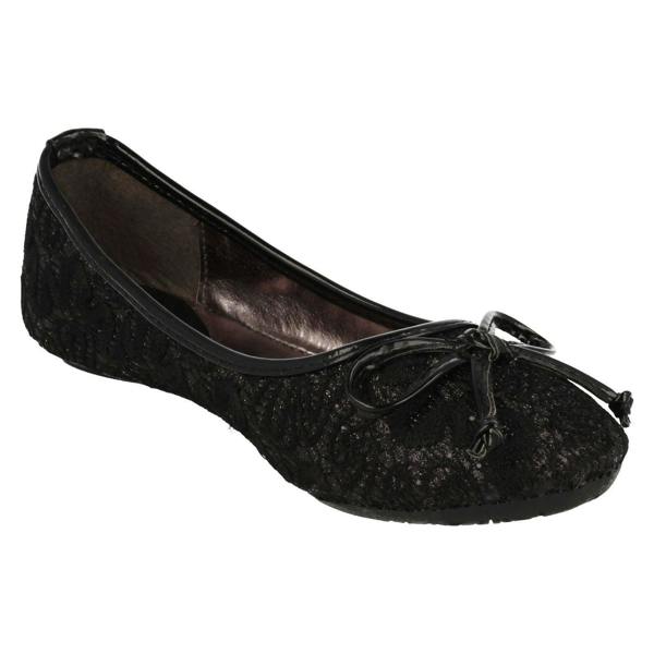 Cutie Girls Cutie Lace Detailing Ballerina Flats