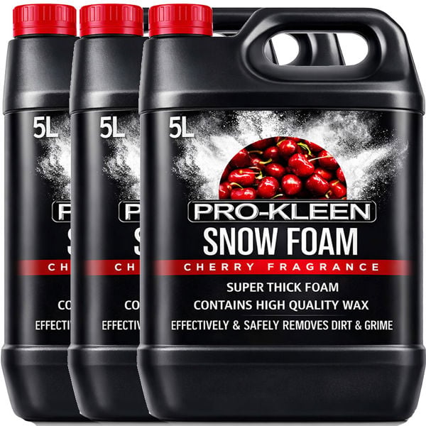 ProKleen 15L of Pro-Kleen Cherry Snow Foam with Wax - Super Thick & Non-Caustic Foam