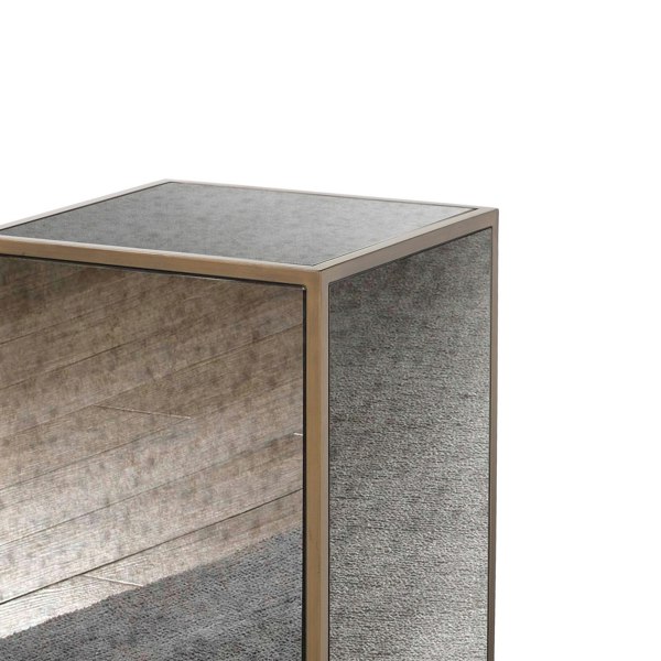 Furniture Edit Lana Mirrored Side Table