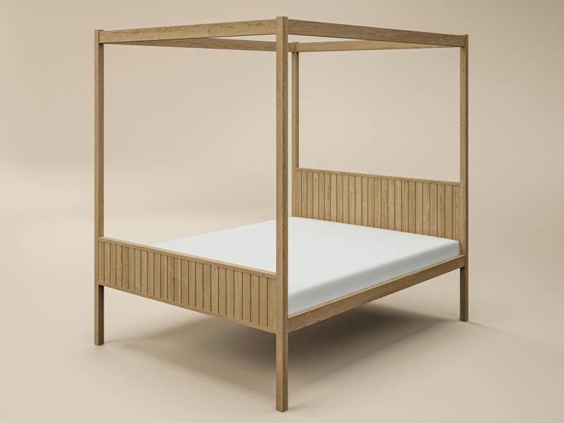Flair Maddy 4 Poster Bed Natural
