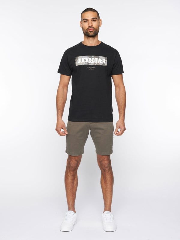 Duck and Cover Moreshore Chino Shorts Olive