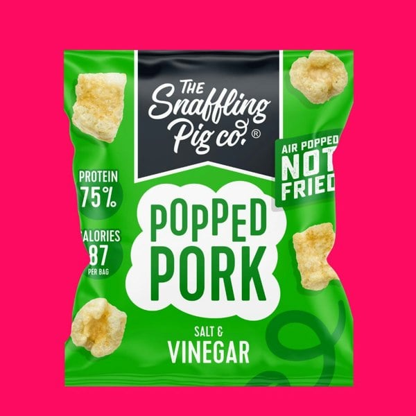 The Snaffling Pig Co Popped Pork - Salt & Vinegar