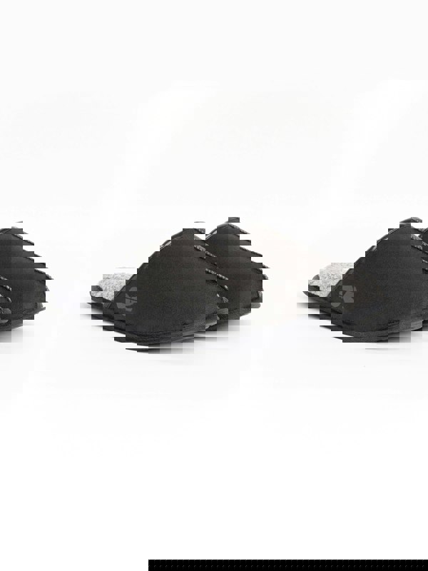 Crosshatch Tinuviel Fur Slipper Mule Black/Black