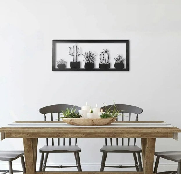 Cacti Metal Wall art