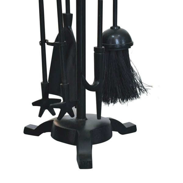 Artisan Furniture Armour Nickle Fire Tool Set
