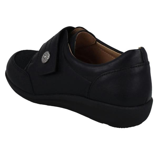 DB Shoes Ladies DB Shoes 2V Fitting Flat Shoes Ember
