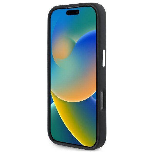 Mercedes Benz Silicone Vertical Tonal Stripes Case with MagSafe for iPhone 16 Pro Max 6.9" Black - MEHMP16X23SUVSK