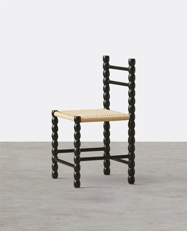 Mae Gourd Dining Chair, Rattan-Weilai Concept