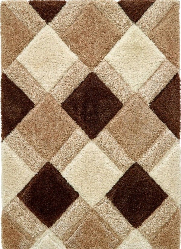 The Rugs 3D Geo Carved Rug – Geometric Design