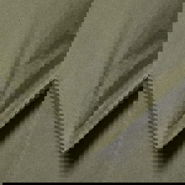 HOMESCAPES French Flax Linen V Shaped Pillowcase