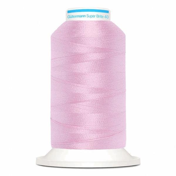 Gutermann Super Brite Polyester 40 Embroidery Thread 1000m Polyester Thread Suitable For Embroidery