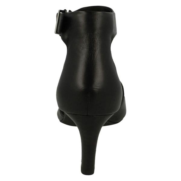 Clarks Ladies Clarks Peep Toe Heeled Sandals Laureti Star
